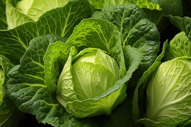 Red Cabbage Close up view