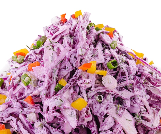 Red Cabbage Salad with Yogurt Mayonnaise