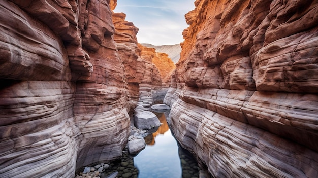 The red canyon of the grand canyon