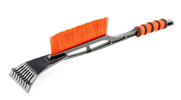 Red car brush