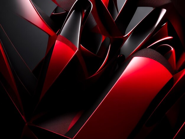 Photo red carbon fiber abstract design