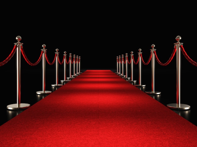 Photo red carpet 3d
