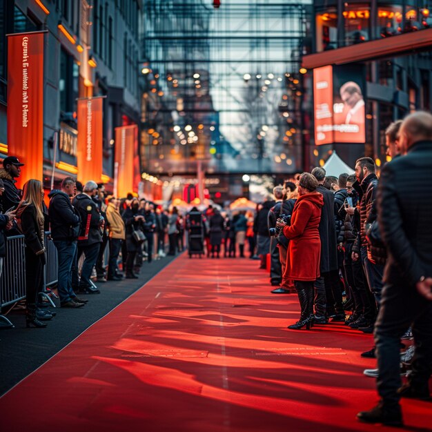 Фото Красная коверная толпа на берлинском кинофестивале
