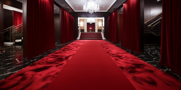 The red carpet at the ritz carlton