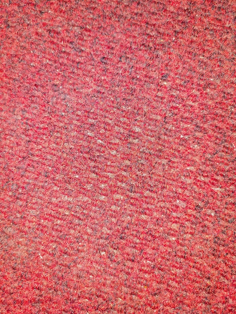 Red carpet texture of thread