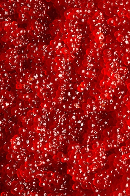 Red caviar background