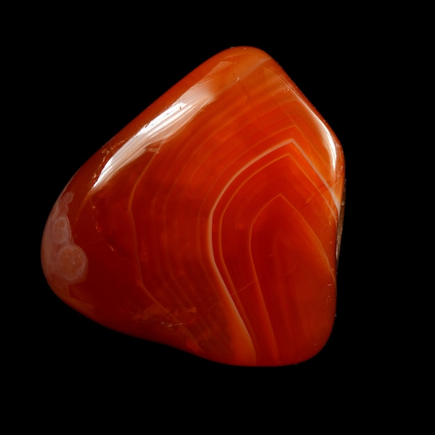 Photo red chalcedony (carnelian)