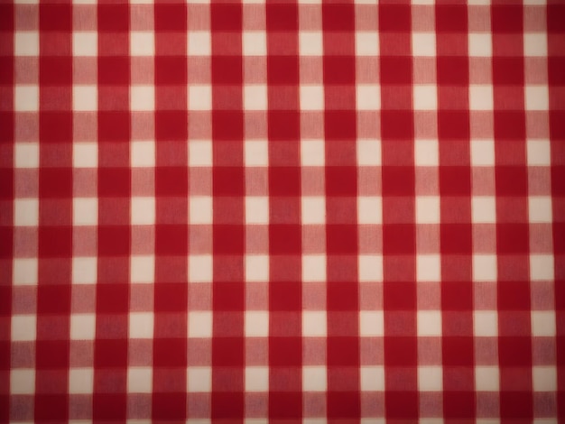 Red Check Pattern Canvas Background