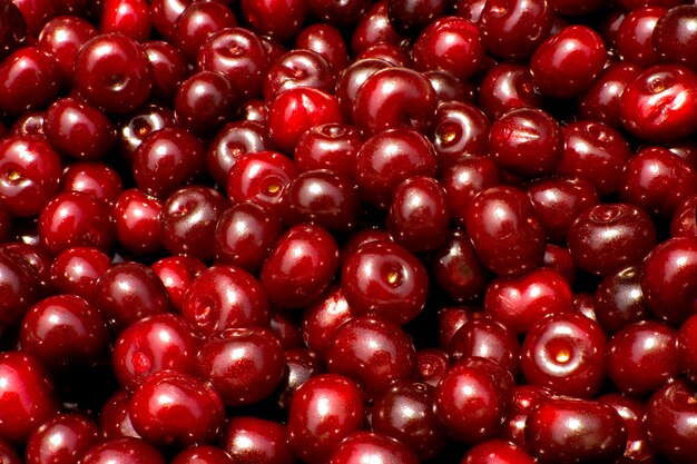 Red cherry background