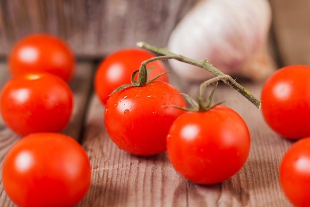 Red cherry tomatoes