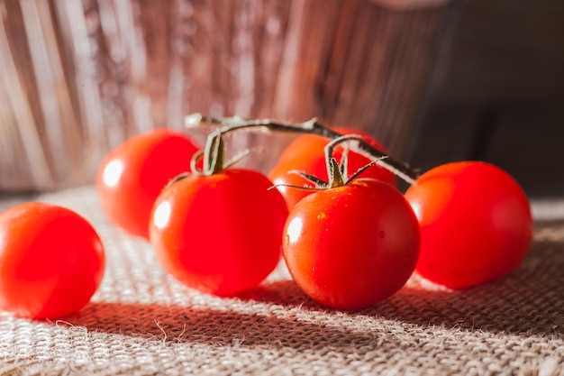 Red cherry tomatoes