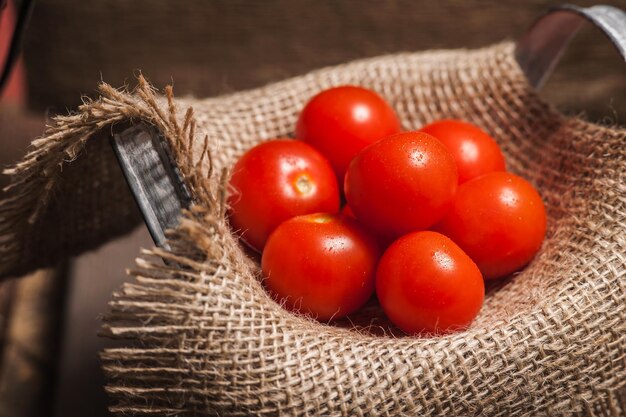 Red cherry tomatoes