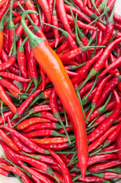 Red chili or chilli cayenne pepper