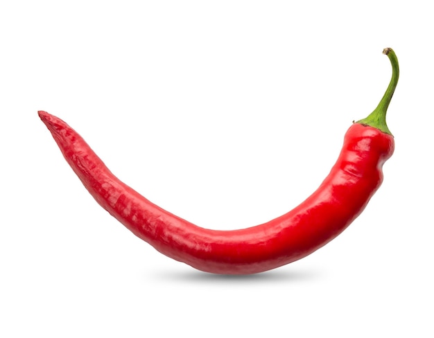 Red chili pepper isolated on a white background