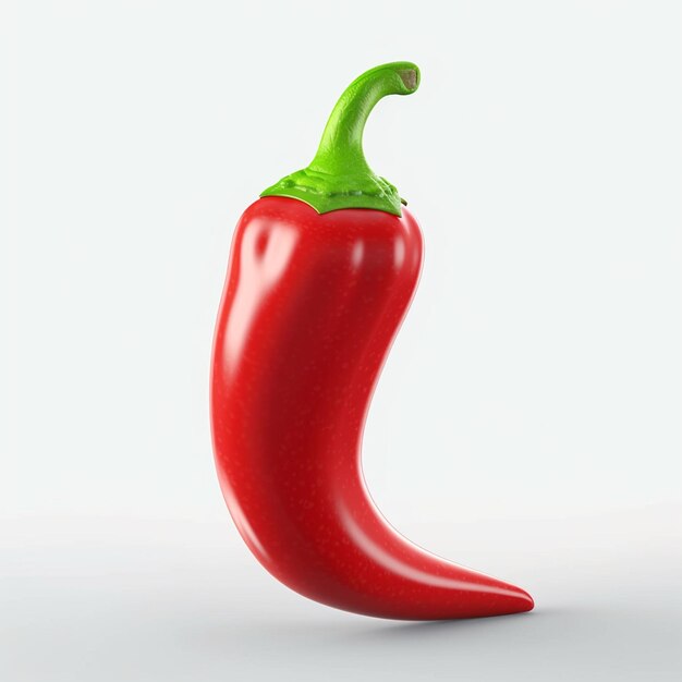 Premium AI Image Red Chilli Pepper Isolated On White Background red-chilli-pepper-in-a-plant-on-an-indoor-balcony-or-garden-background
