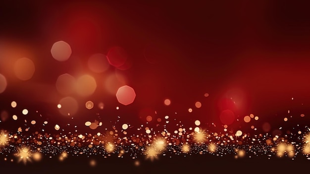 Red Christmas background abstract