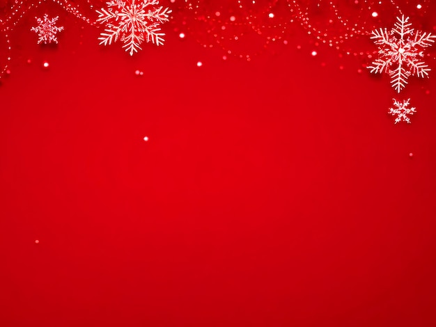 赤いクリスマスの背景 ⁇ 最小限のシンプルなデザイン