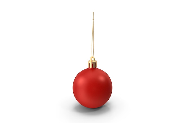 Red Christmas Ball