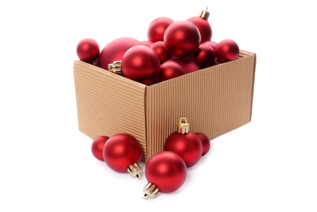 Red Christmas balls