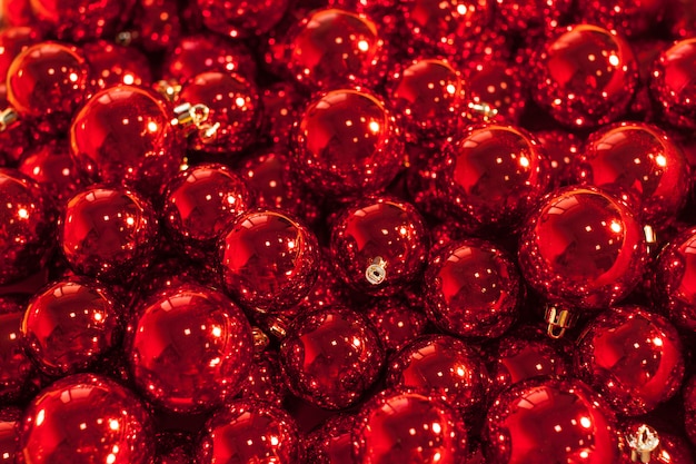 Red christmas balls