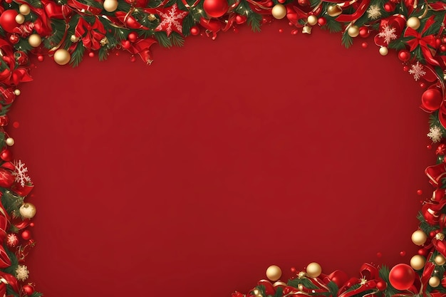 Красное рождественское знамя, согревающее сердце зимой