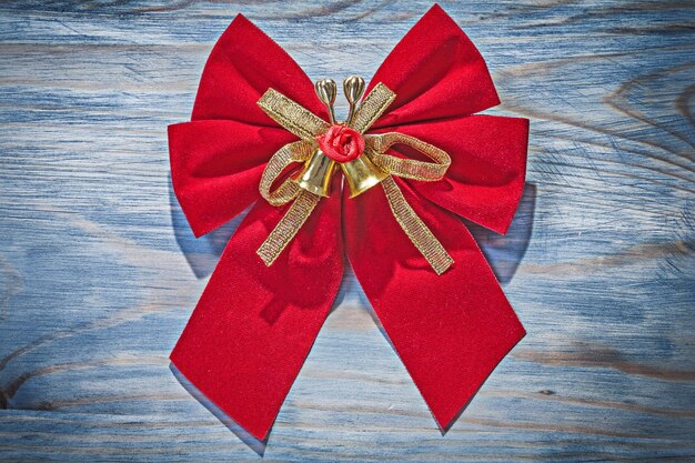 Photo red christmas bows