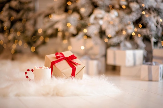 赤いクリスマスデコレーション