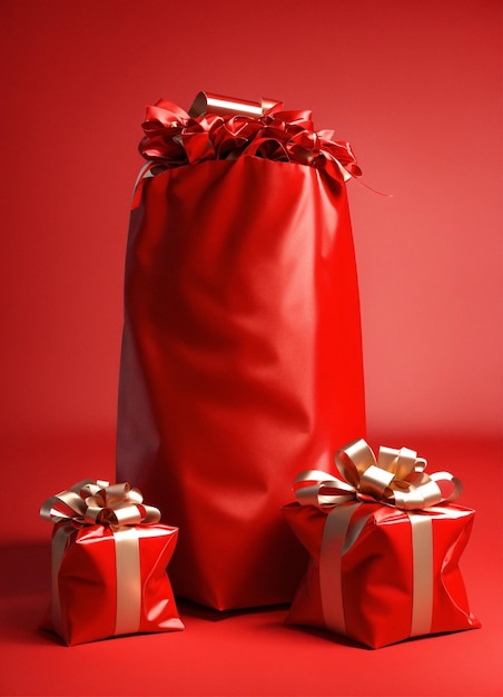 red christmas gift box