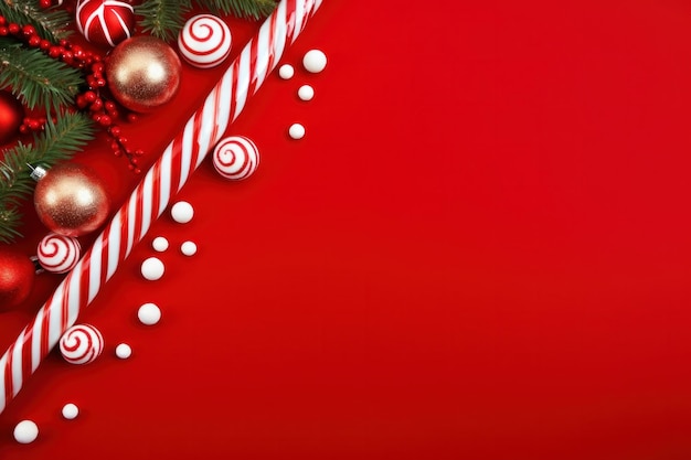 Red christmas holiday background