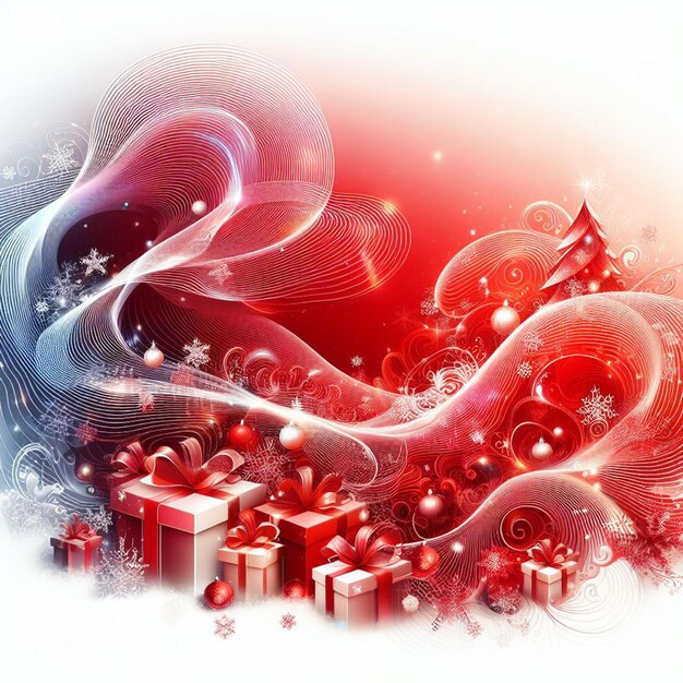 red Christmas ilustration