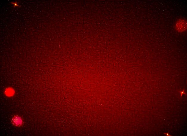 Red Christmas Lights Abstract Background