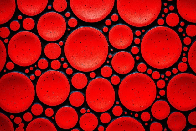 Photo red circle pattern background