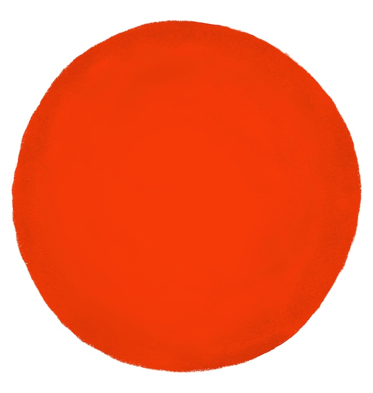 Photo red circle png badge sticker geometric shape transparent background