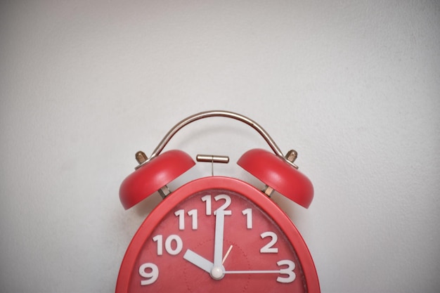 Photo red clock