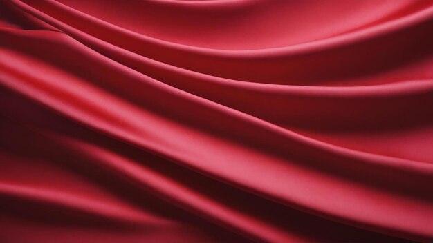 Red cloth waves background texture