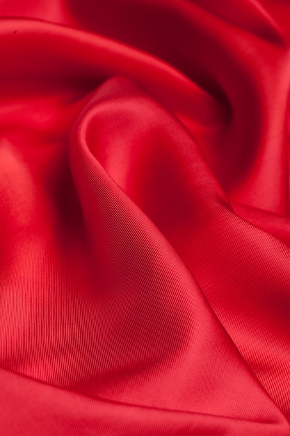 Red cloth waves surface texture