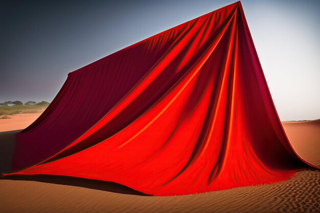 Photo red cloth