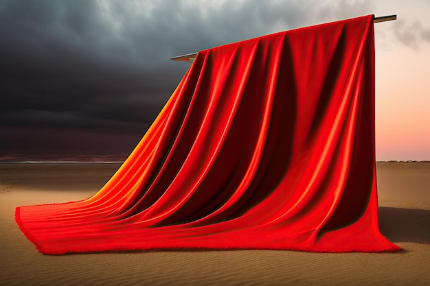 Red cloth