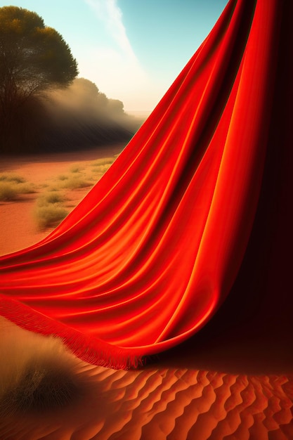 Red cloth