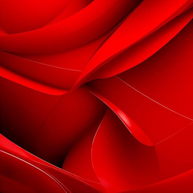 Red color abstract background generative ai