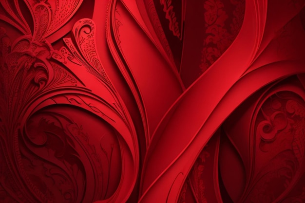 Red color design for background