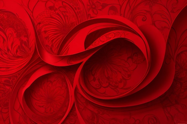 Red color design for background