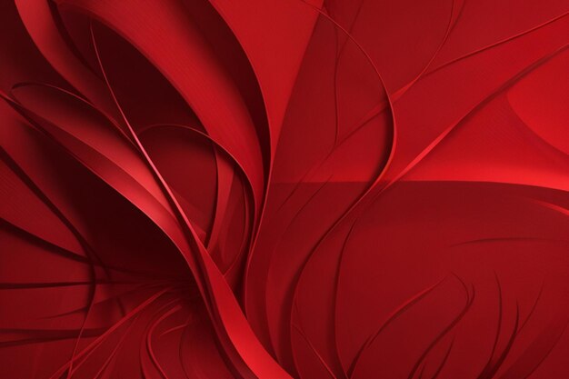 Red Color Design For Background