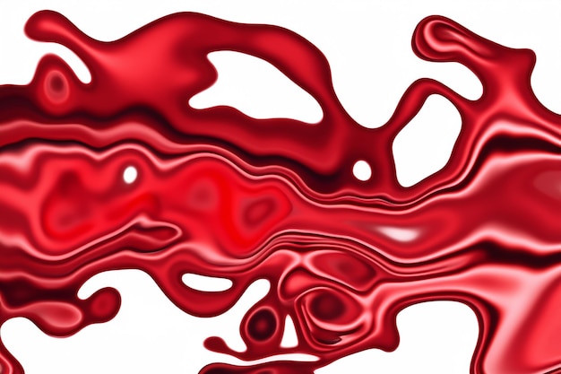 Photo red color fluid