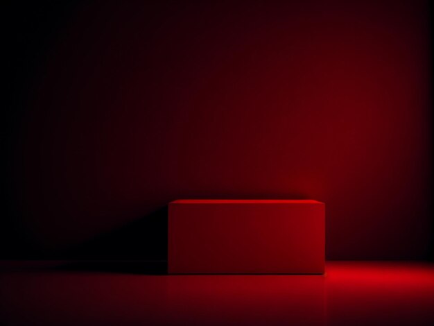 Red color mockup background