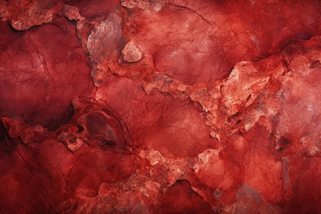 Foto sfondio di parete a consistenza di roccia di colore rosso