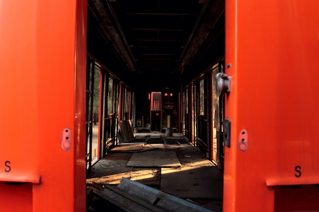 Photo red corridor