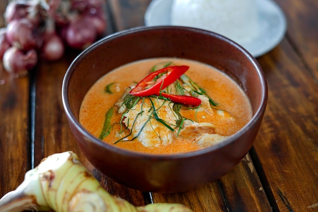 Red curry fish