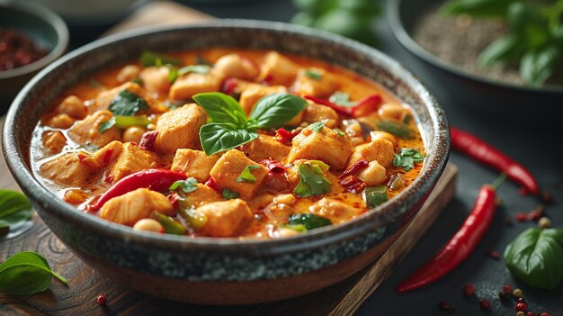 Red curry food