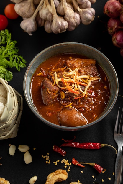 Red Curry with Pork Thai Food